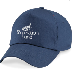 cooperation band 5 Panel Cap